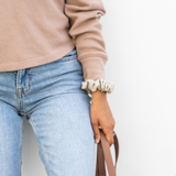 biscotti plaid scrunchie