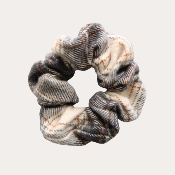 haystack flannel scrunchie