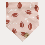 game day - pink zone dog bandana