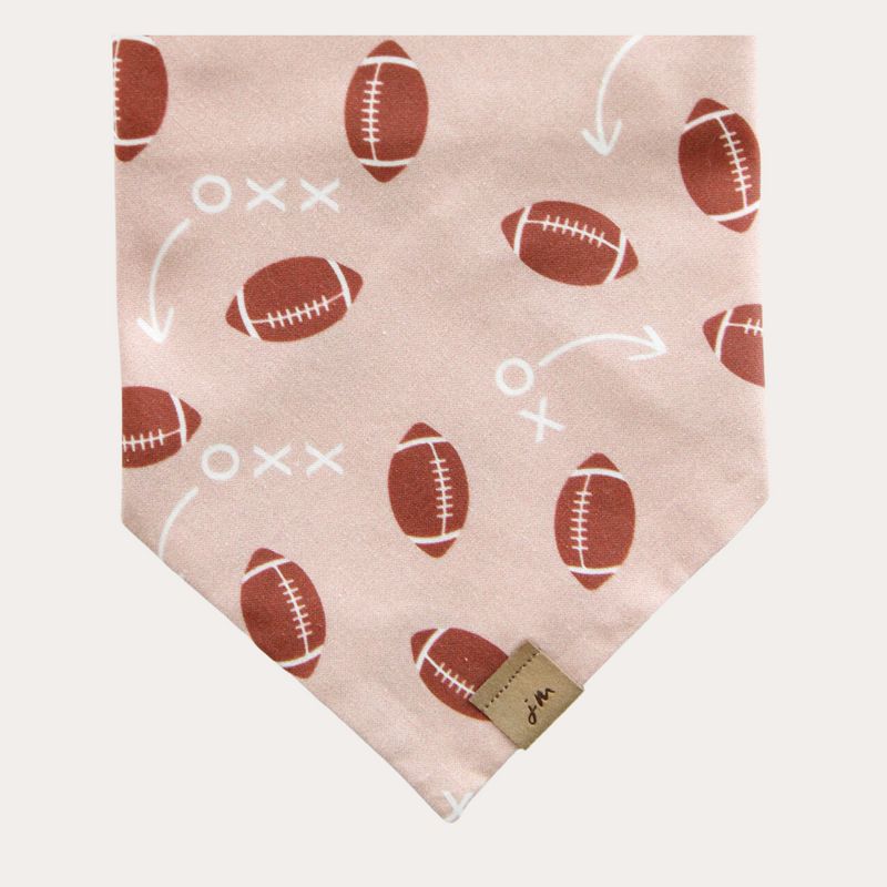 game day - pink zone dog bandana