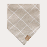 biscotti plaid dog bandana