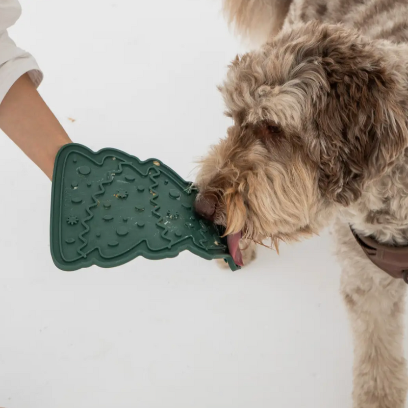 christmas tree lick mat