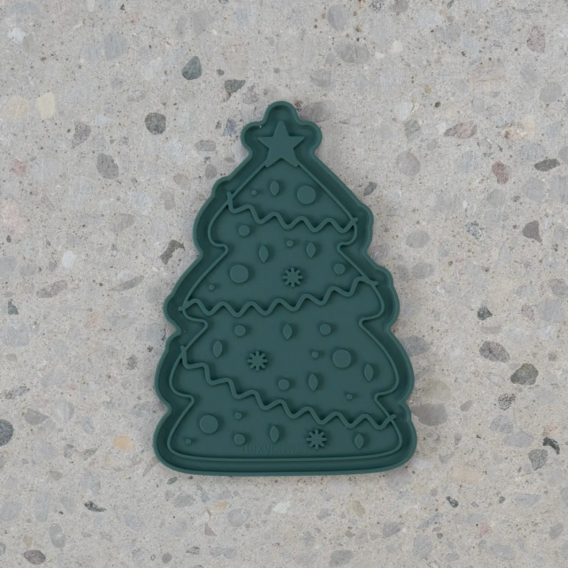 christmas tree lick mat
