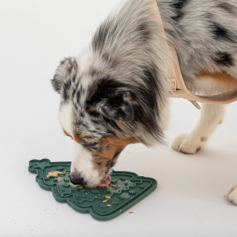 christmas tree lick mat