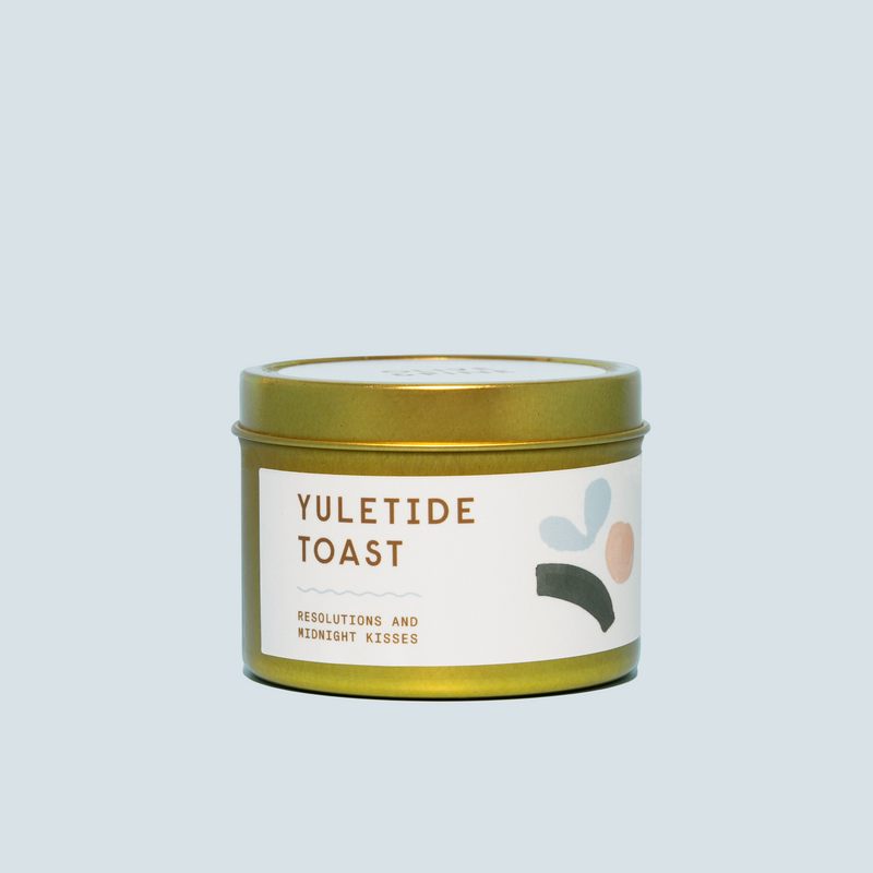 yuletide toast travel candle