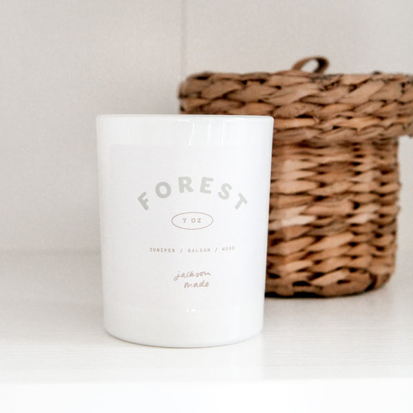 forest soy candle