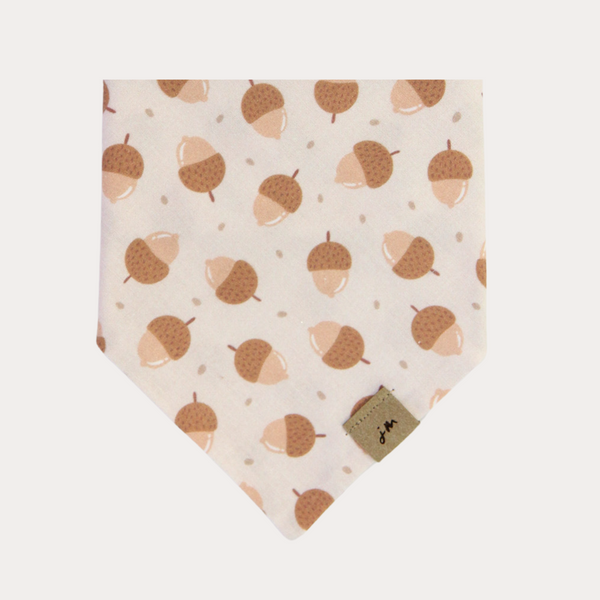autumn acorns dog bandana
