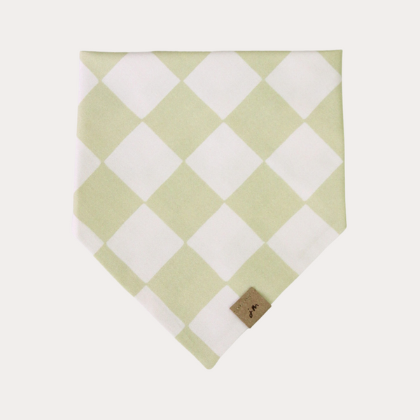 check me out - lemon lime dog bandana