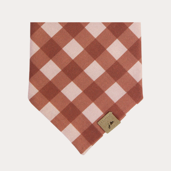 fireside flannel dog bandana