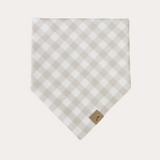 gloomy gingham dog bandana