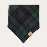 fraser fir flannel dog bandana