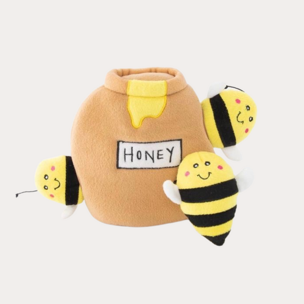 honey bee burrow dog toy