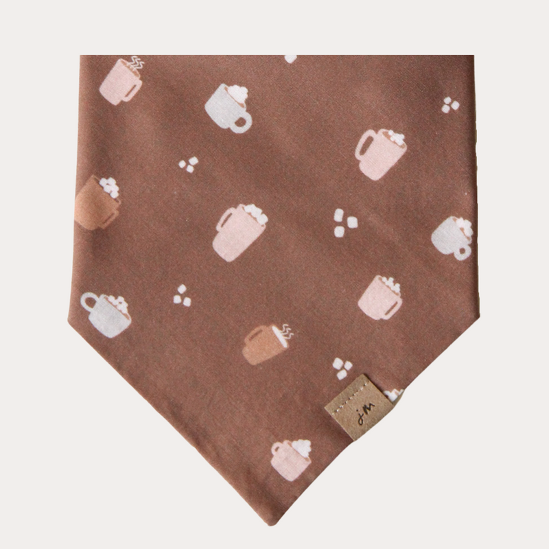 hot cocoa dog bandana