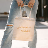 jackson made tote bag