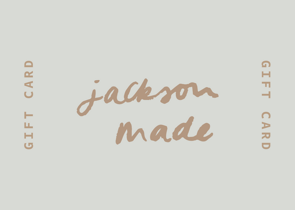 Jackson Made - gift card