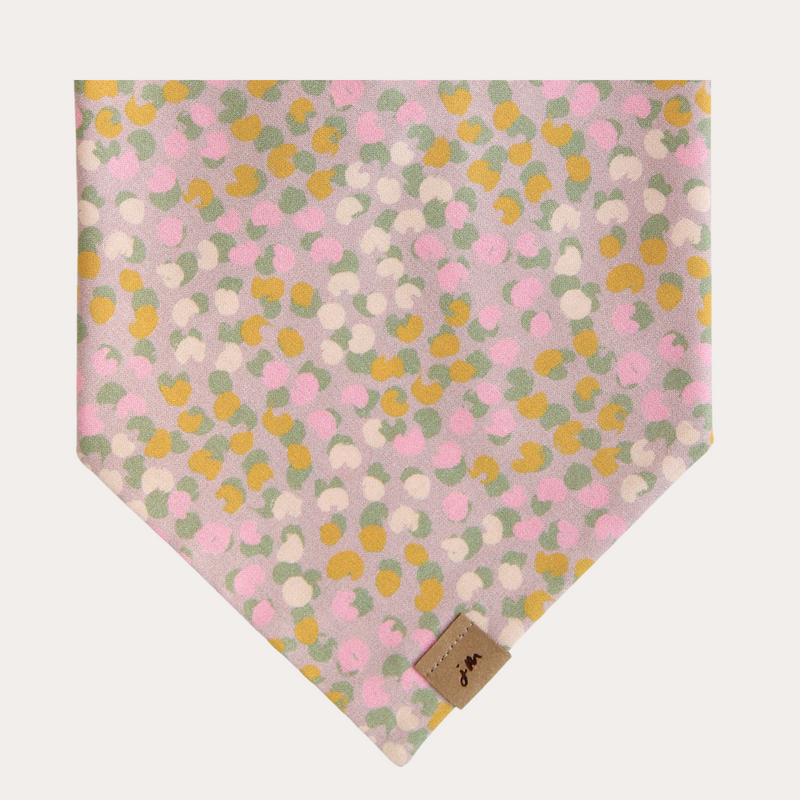 peonies dog bandana