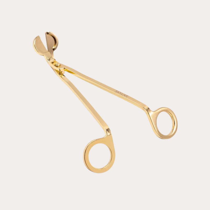 gold candle wick trimmer