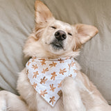 gingerbread dog bandana